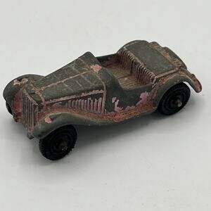 VINT 1950'S TOOTSIETOY TOOTSIE TOY PINK MG TD or TF ROADSTER car OPEN FENDERS